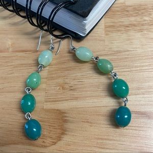 EARRINGS 🧤Drop Earrings in Teal Ombré